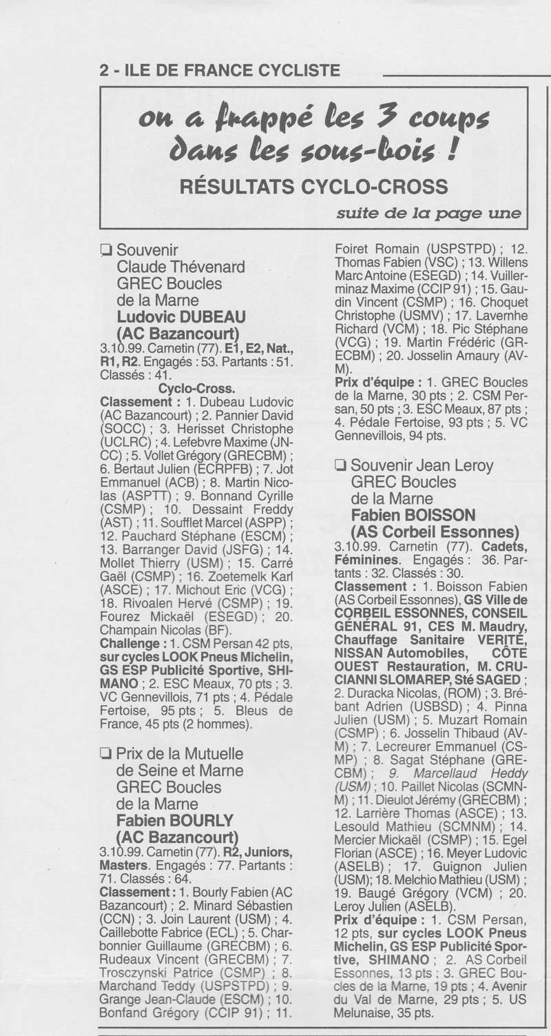  Coureurs et Clubs de Octobre 1996 à décembre 1999 - Page 37 2_00411