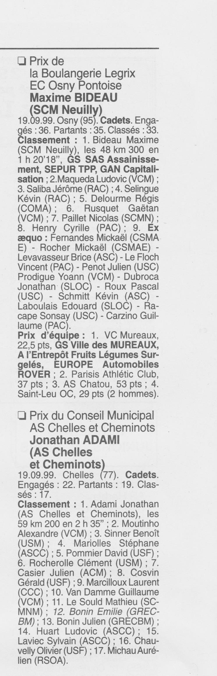  Coureurs et Clubs de Octobre 1996 à décembre 1999 - Page 37 2_01111