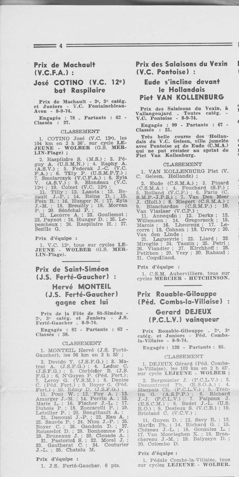 Coureurs et Clubs de juin 1974 à mars 1977 - Page 6 74_05610