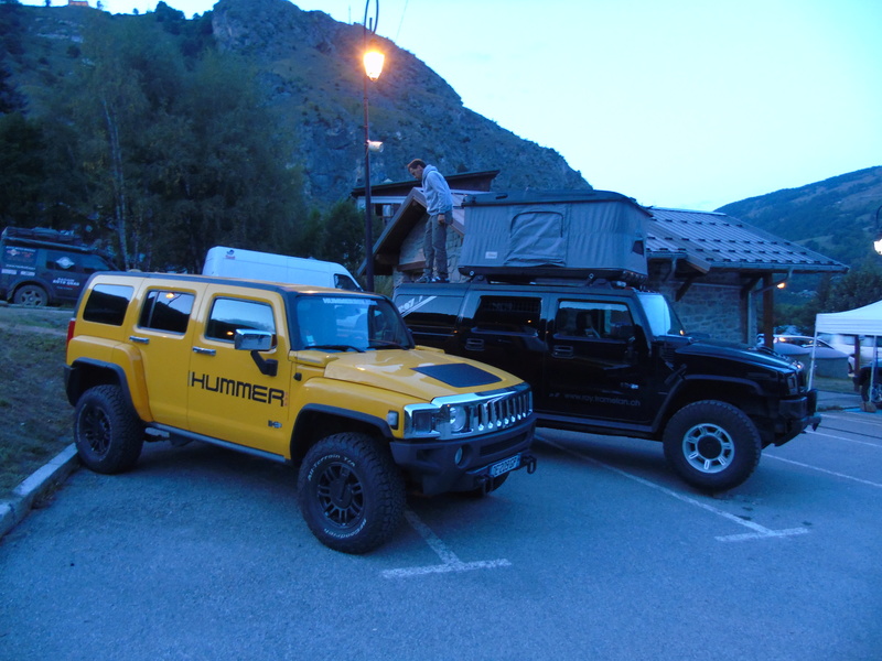 souvenir de notre sortie improvisé au salon du 4X4 de Valloire Dsc00028