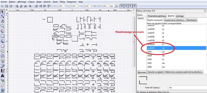 inkscape - Inkscape-Fontforge Ink-ff10