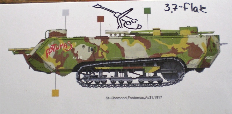 Fertig - Der franz. Panzer "st Chamond", 1/35, TAKOM, anders gebaut von oluengen Cimg4522