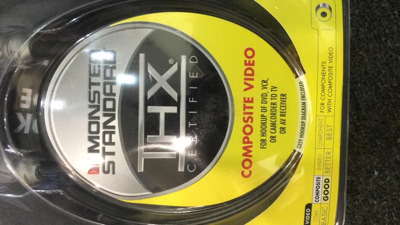Monster Standard THX Composite Video Cable Img_5422