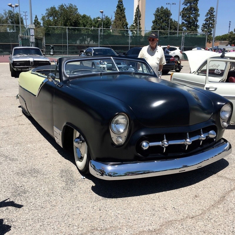 1950 Ford convertible with carson top - Merc John' Van Jeer of Riverside California - Hollywood Dreaming 2410