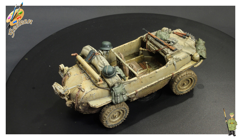 Schwimmwagen Kfz. 1/20K2s ref : 35003 au 1/35 TAMIYA Terminée galerie Photos Schwim17