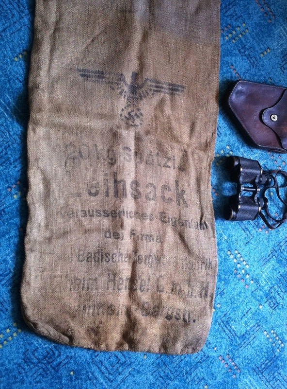 Sac en toile de jute allemand WW2 Img_1697