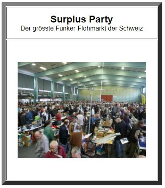 Funker-Flohmarkt - Surplus Party Zofingen (Suisse (28 octobre 2017) Surplu10