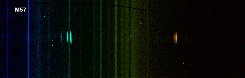 La nébuleuse planétaire M57 vue autrement. M57_sp10