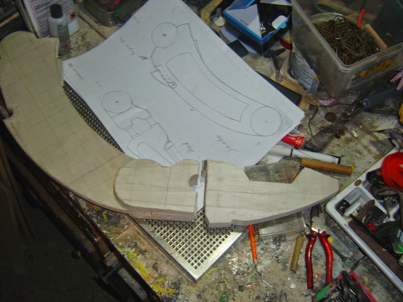 fabrication etape par étape de mon droideka Droide14