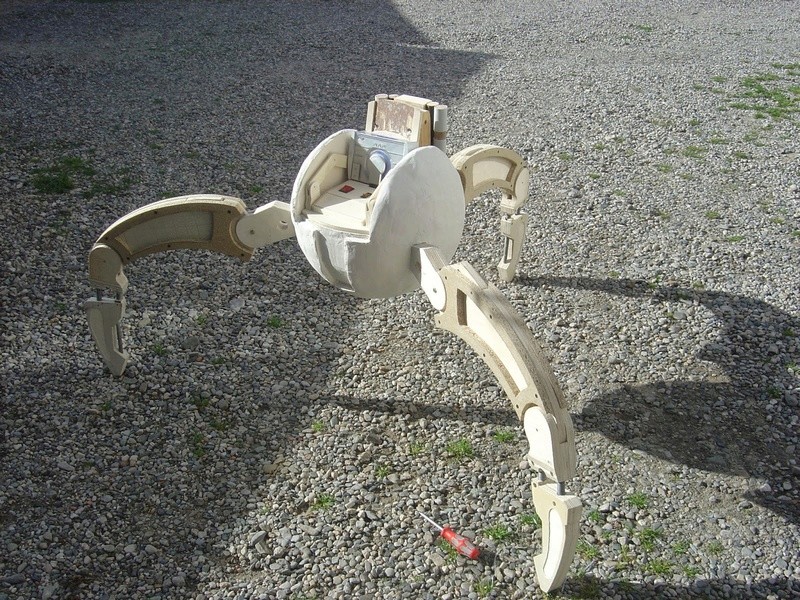 fabrication etape par étape de mon droideka Droide29