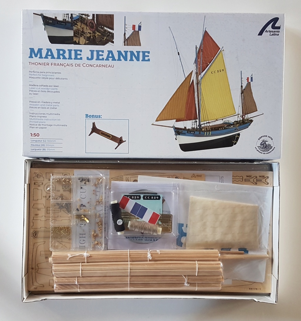 Thonier de Concarneau Marie Jeanne [Artesania Latina 1/50°] de X Boat 20221012