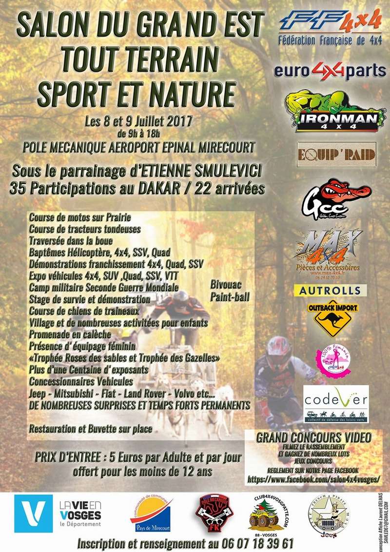 Salon Du Grand Est Tout Terrain Sport et Nature  Affich10