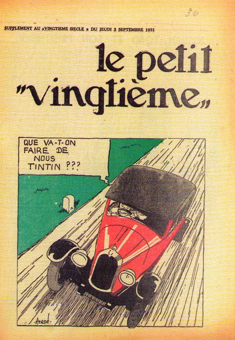 La grande histoire des aventures de Tintin. - Page 35 Dybut_10