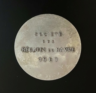 Médaille de table "Société des régates du Havre 1967" 00911