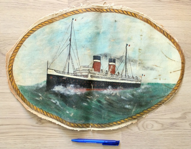 Peinture sur un sac de marin Ventes19