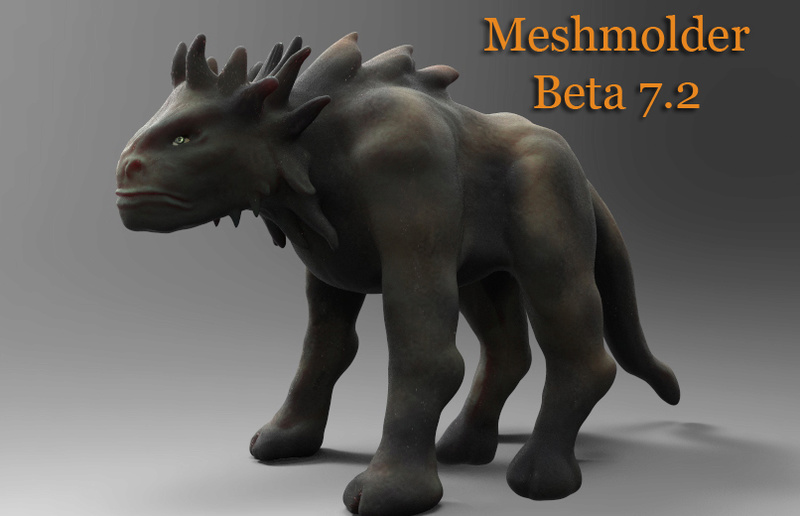 Released MeshMolder Beta 7.2 !! Mesh7_11