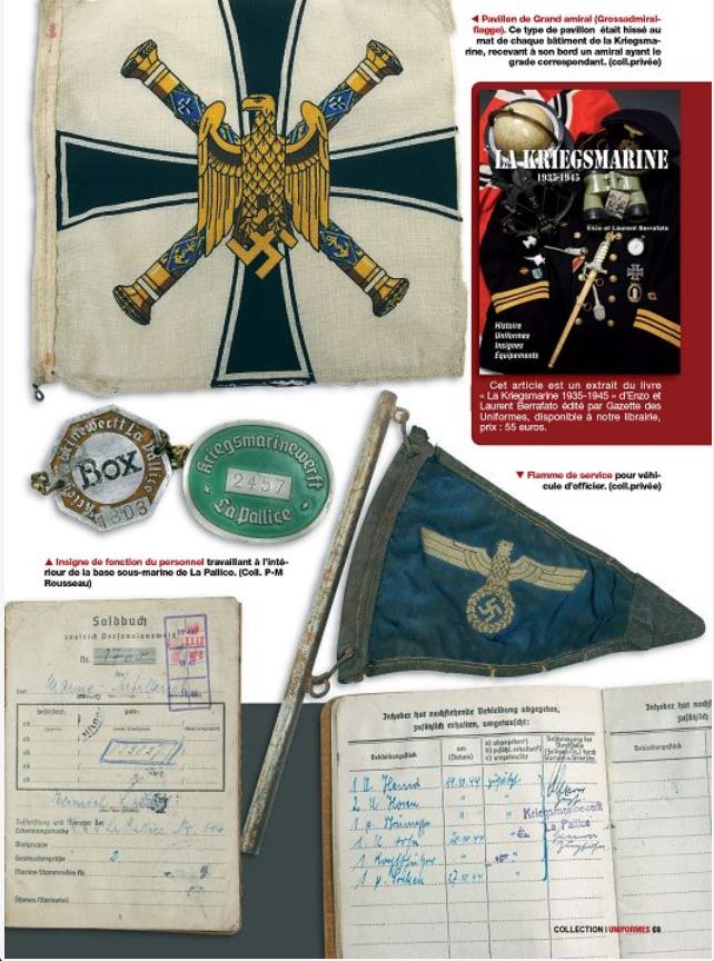 Les objets de la Kriegsmarine - revue Uniformes Krieg410