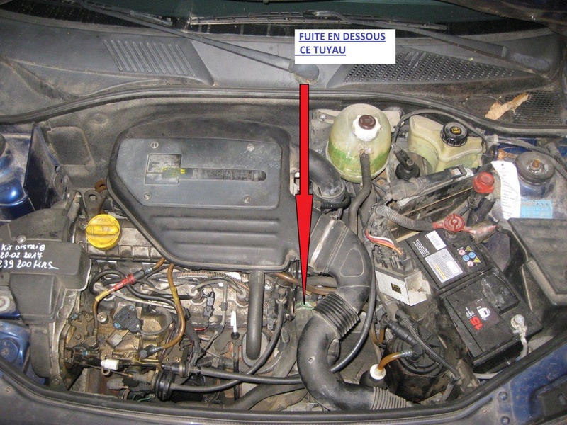 [ Renault CLIO 2 1.9D an 1998 ] Fuite liquide de Refroidissement