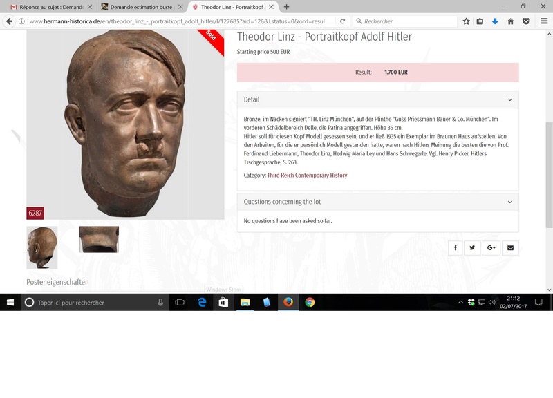 Demande estimation buste en bronze de Hitler par TH. LINZ Buste_10