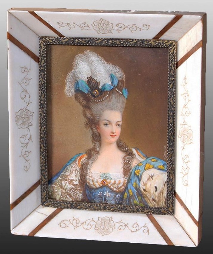 Marie Antoinette, portraits d'après Dagoty 28484011