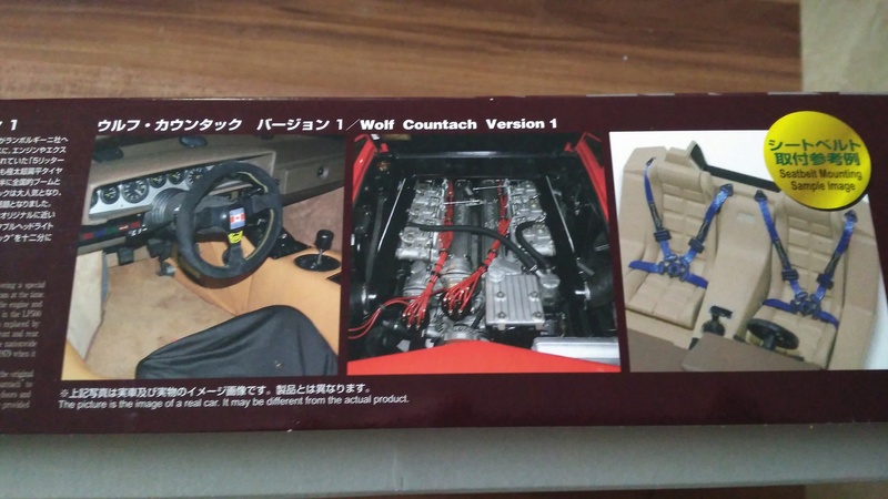 Aoshima 1:24 Lamborghini Wolf Countach Version 1 Img_2217