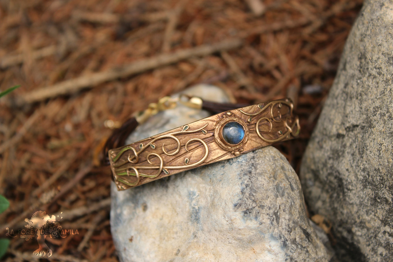 Bracelet Bronze fin et Labradorite Img_1610