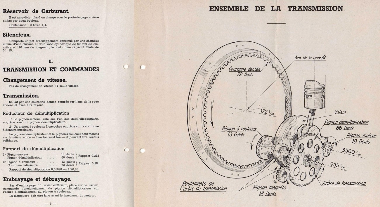 Cyclomoteur Talbot Moteu154