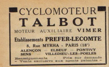 Cyclomoteur Talbot Talbot13