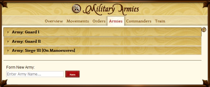 Creating First Armies Milita10