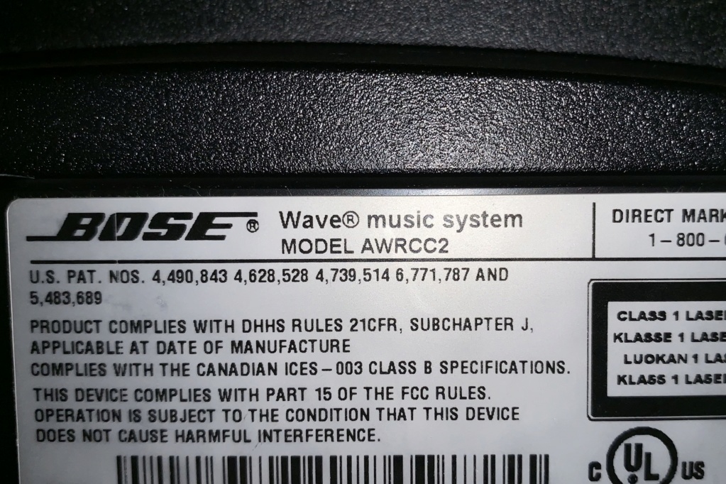 Bose wave music system 57c29810