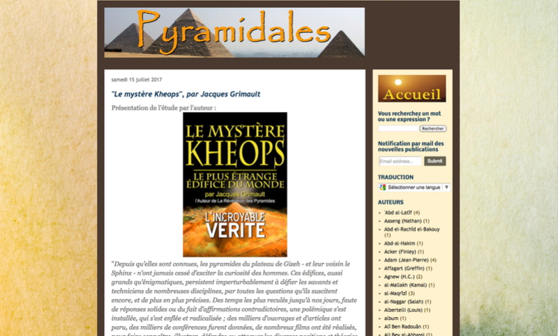 Pyramides selon Jacques Grimaut (un petit debrief sur le site de La Tronche En Biais) Pyrami10