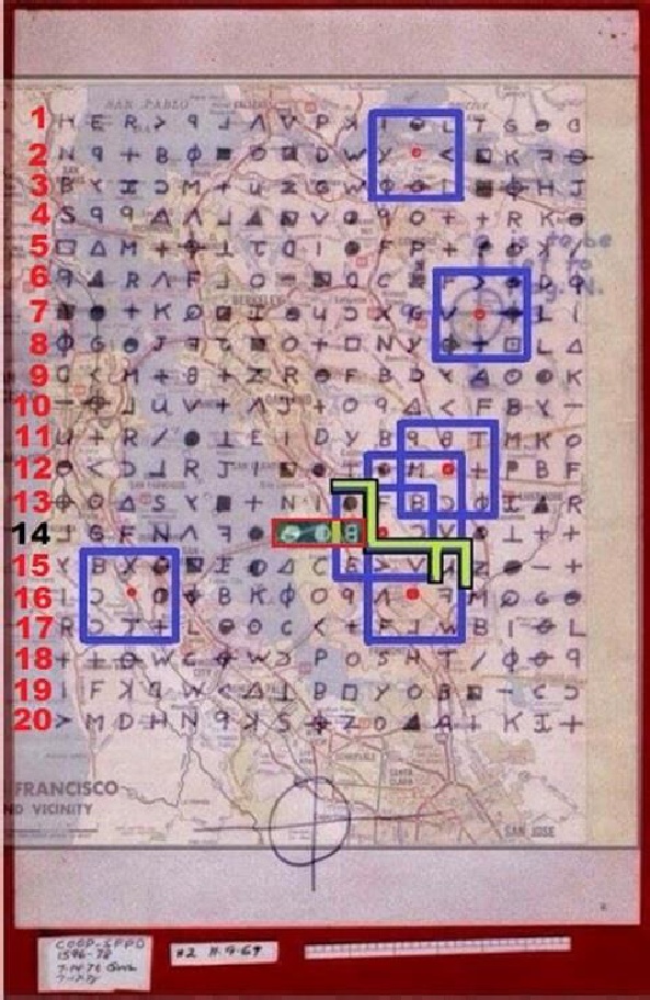 The Zodiac Killer Enigma: The Secret of the Zodiac Killer Schematic by Randall Clemons 000110