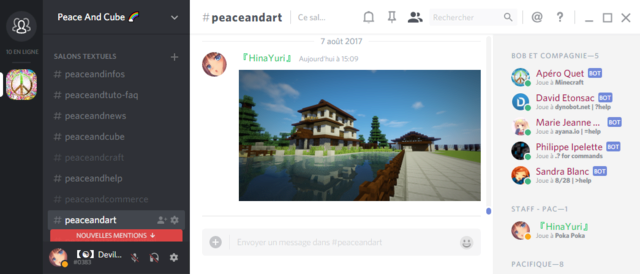 [Tutoriel]Captures d'écran Minecraft : Utilisation sur Discord, Imgur et forum! Discor12