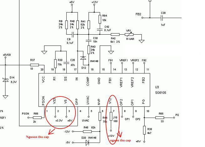 [Hướng dẫn khác] Schematic, chuyên đề sửa chữa nguồn ATX Atx_6116