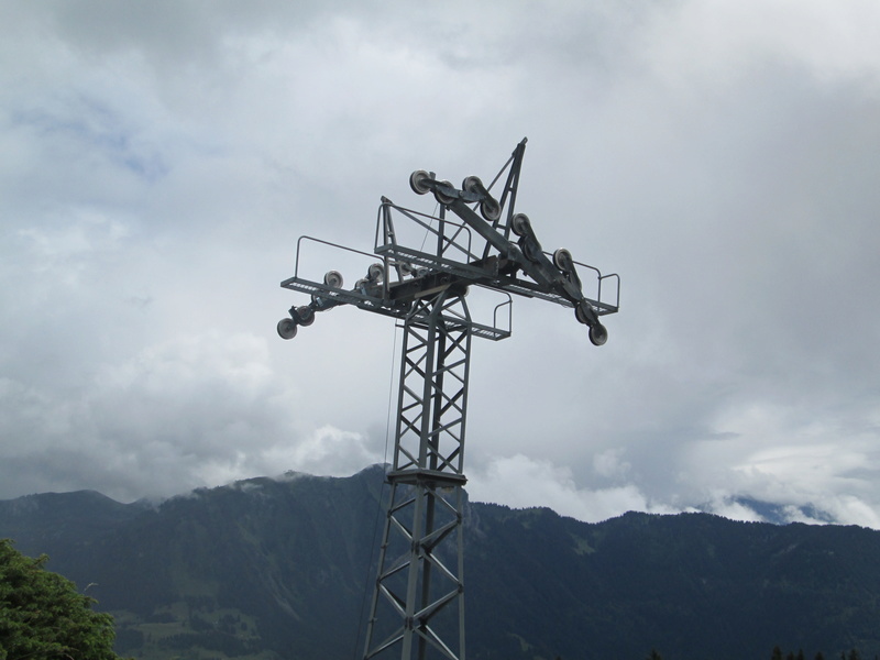 Construction du télésiège débrayable 4 places Le Fer-Brion-Tête d'Ai à Leysin VD Suisse (TSD4) Img_2012