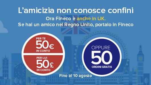 Invita I Tuoi Amici In Fineco Uk Scaduta Il 10082017
