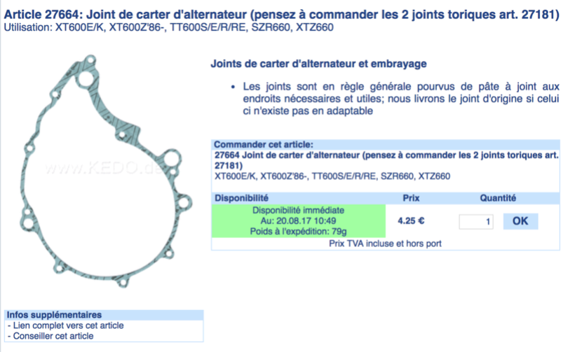 [FIN D'UNE HISTOIRE/VENDU]600 XTE 3T 1993 : De la 125 au 600 - Page 4 Joint10