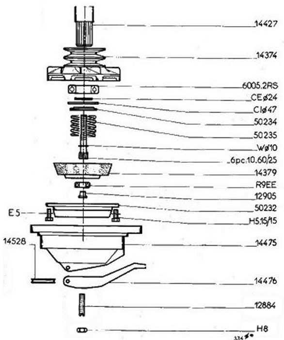 Remise en état d'un Bouyer T52 Embray11