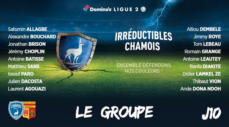 10 ème journée - Chamois Niortais / Quevilly Rouen Métropole  Groupe10