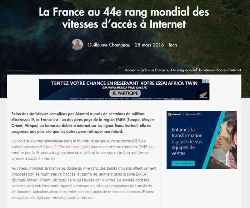 Coup de gueule du jour Connexion Internet France10