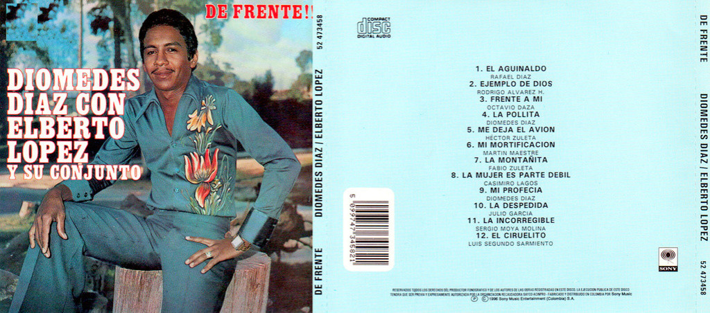 Diomedes Diaz & Elberto Lopez - De Frente (1977) MEGA Diomed12