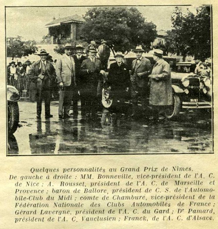 GP auto de Nîmes - Trophée de Provence en 1932 664