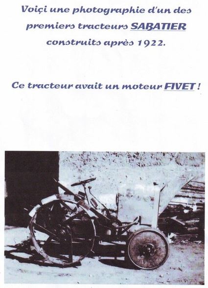 SABATIER : Recensement des tracteurs de St Rambert d'Albon 1381