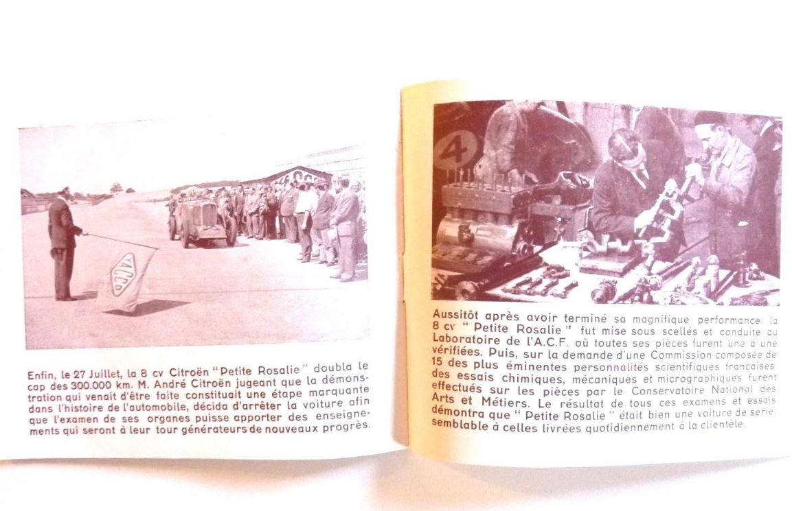 rosalie record - Brochure "ROSALIE des records" de 1933 635