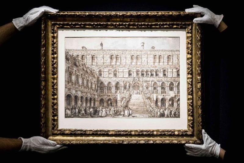 Canaletto; record da Sotheby's per un suo disegno venduto a Londra il 5 luglio 2017 Disegn11
