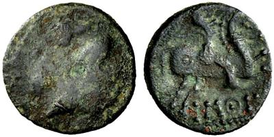 Imitaciones de celtas ambianos del denario de Baskunes 13786710