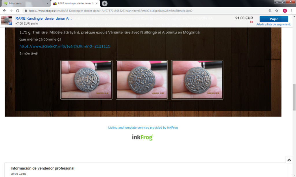 En ebay tb esta este vendedor :monedas_sauron / Jerbo_spain 138