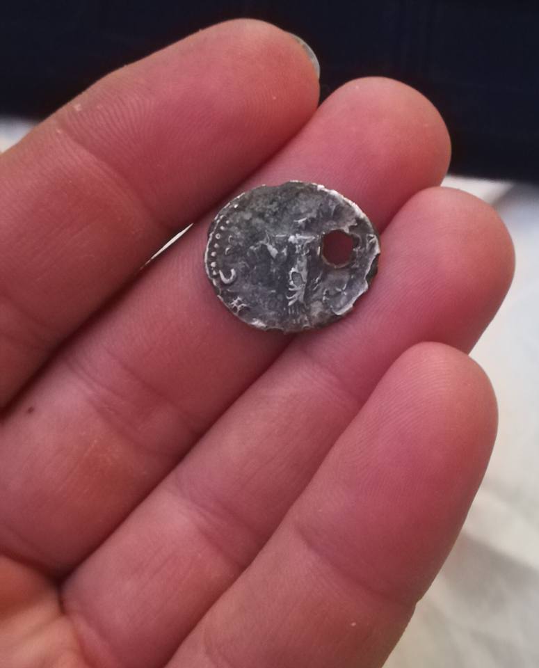 Taladros en plata romana incluyendo monedas forradas 21314610