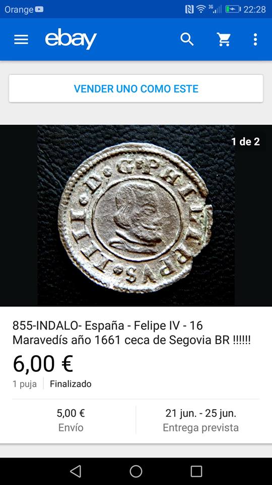 Felipe iv,16 maravedíes, segovia 1661 todos detalles bien visibles!moneda perfecta.lujo! 35343310