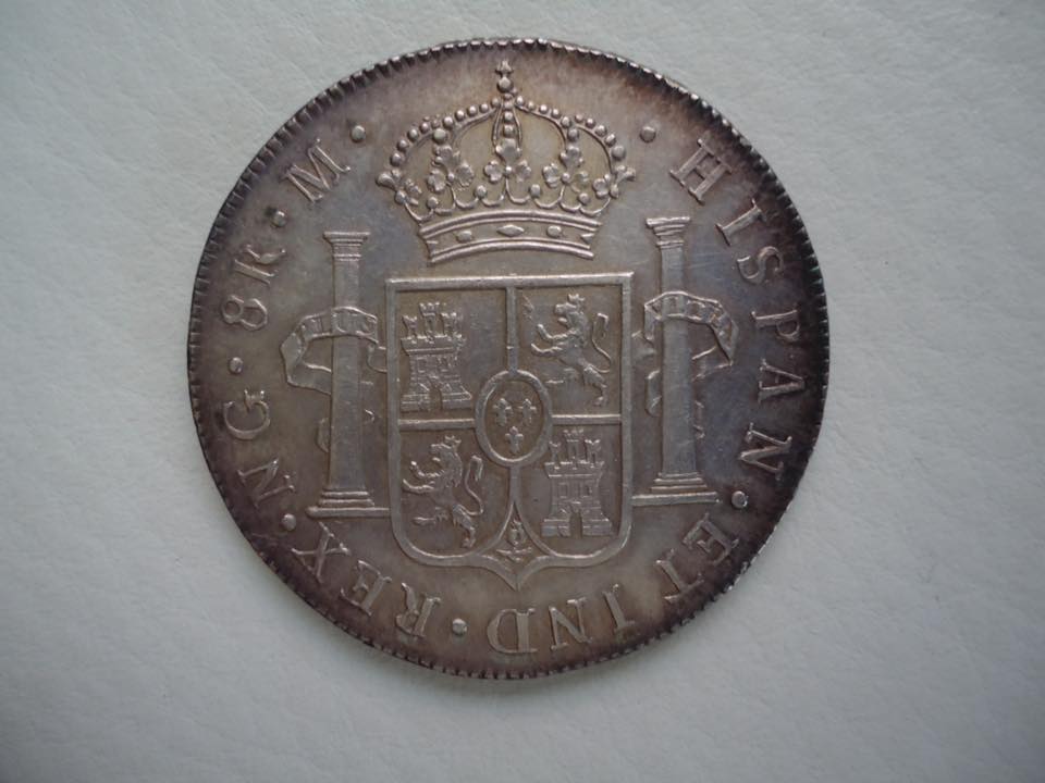 8 reales Carlos IV 1794. Guatemala 37765410